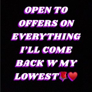 MAKE AN OFFER ✨✨